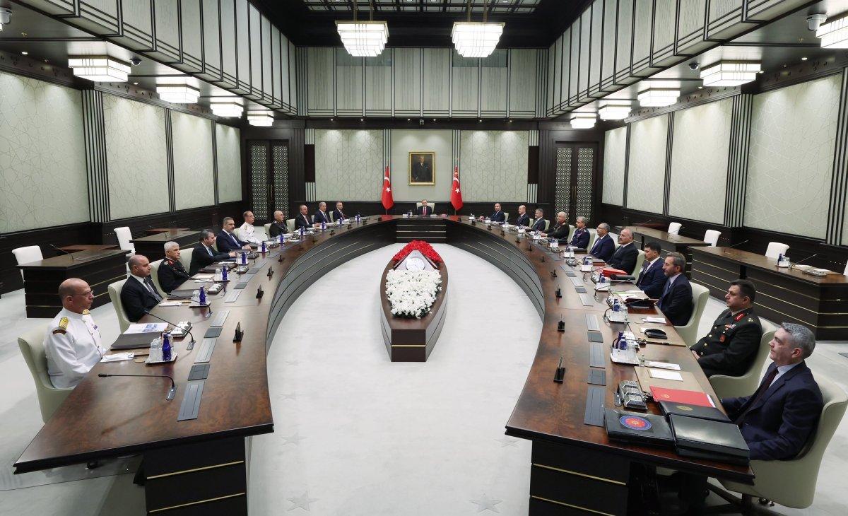 MGK, Cumhurbaşkanı Erdoğan başkanlığında toplandı