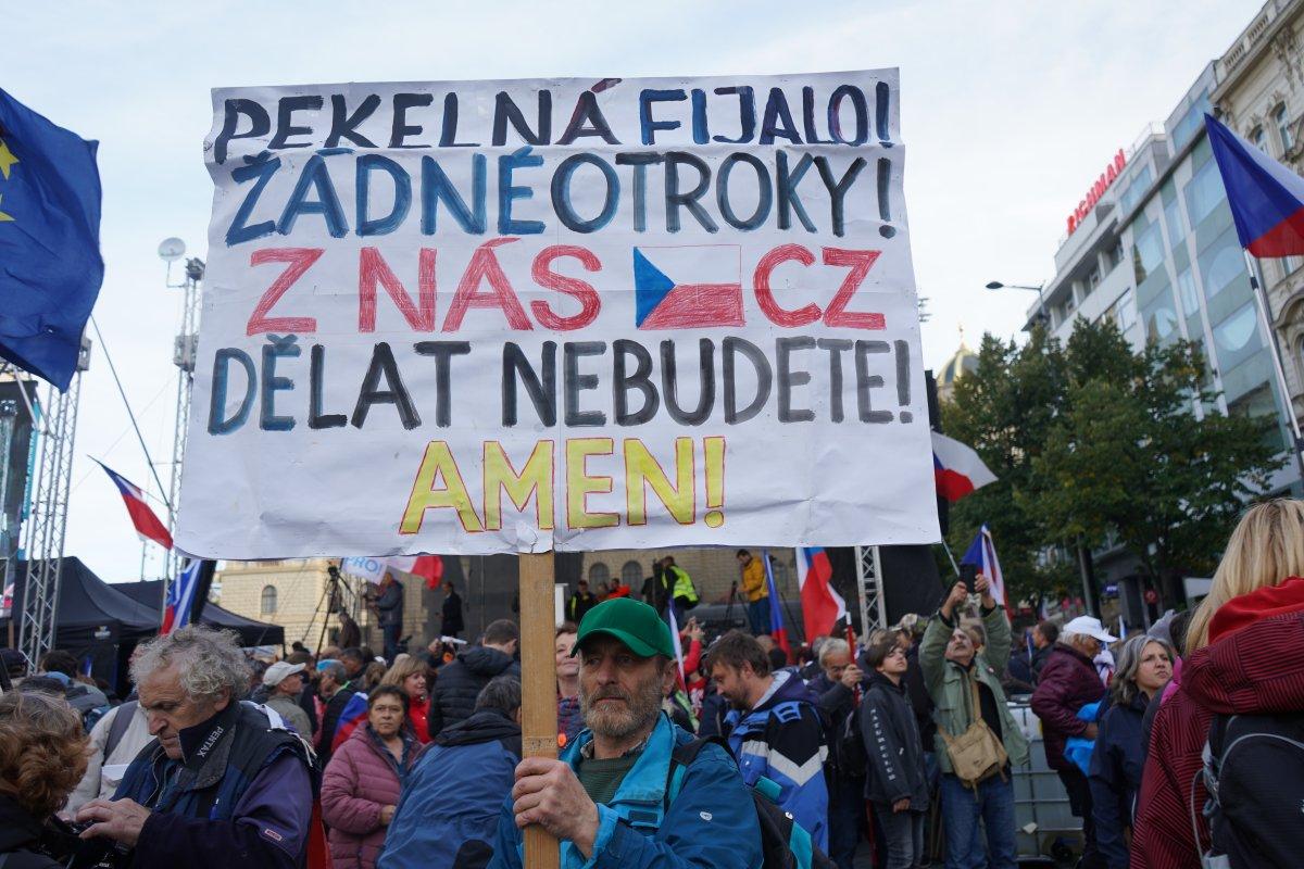 Çekya’da hükümet karşıtı protesto