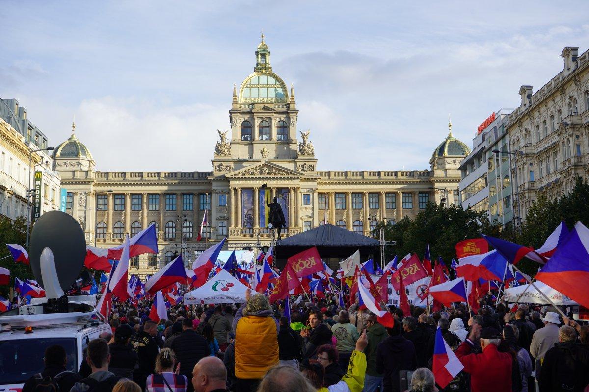 Çekya’da hükümet karşıtı protesto
