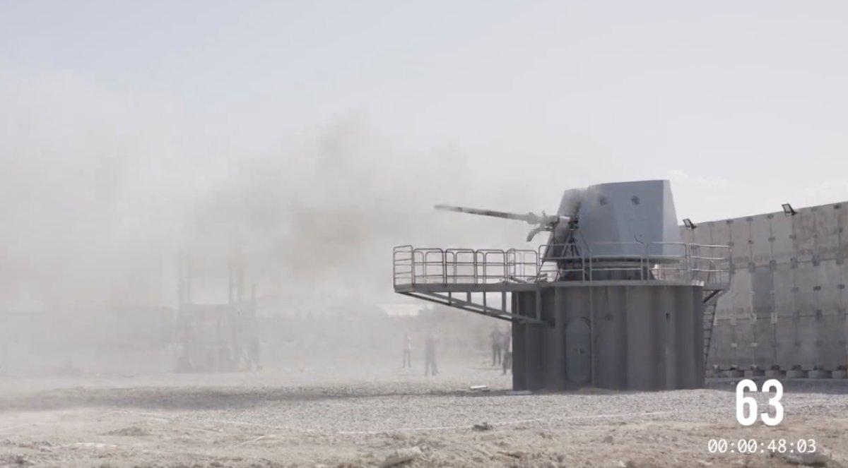 MSB'den dakikada 80 atış yapan Milli Deniz Topu paylaşımı