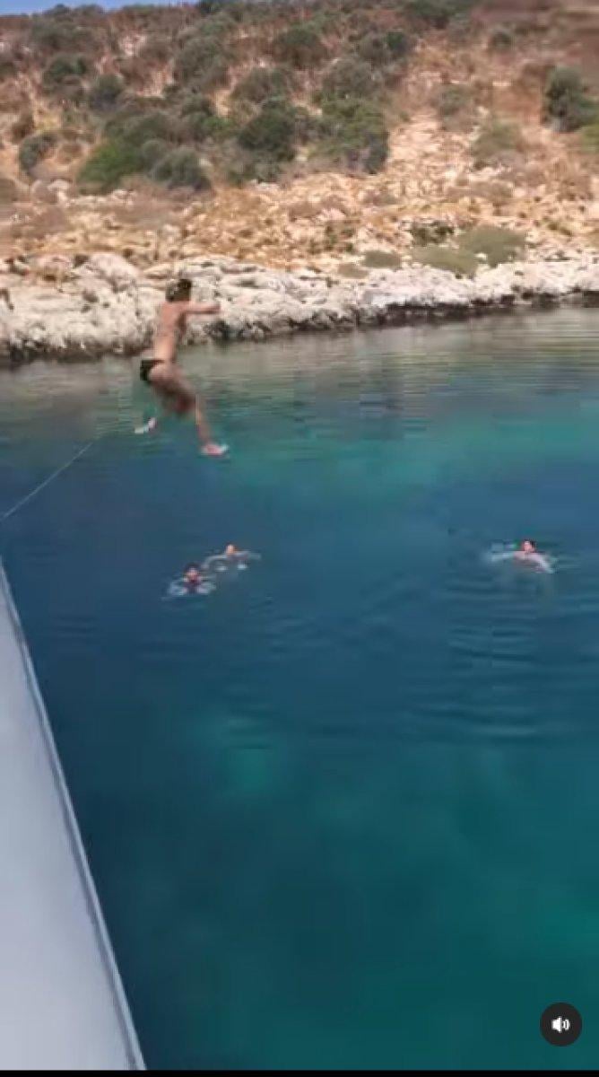 Gülben Ergen, çivileme atladı