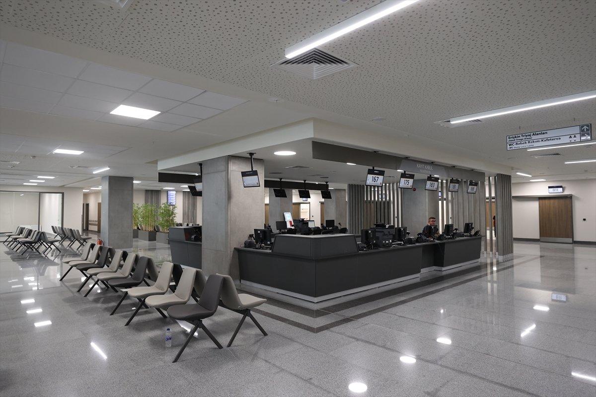 Etlik Şehir Hastanesi'nden özel görüntüler