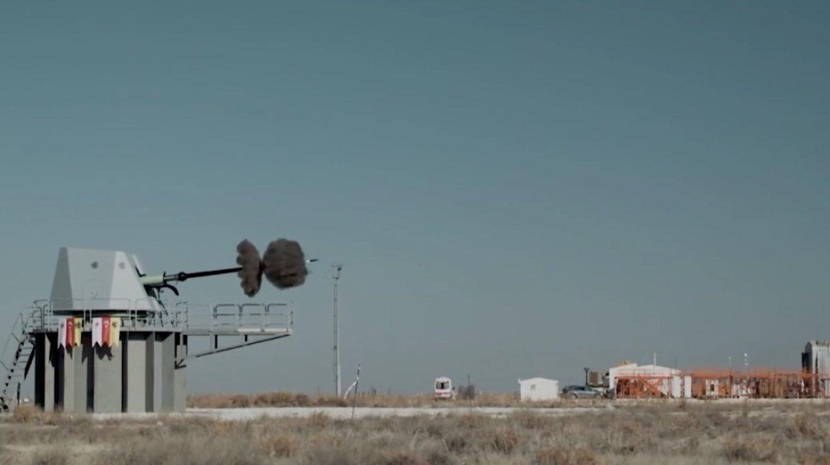 MSB'den dakikada 80 atış yapan Milli Deniz Topu paylaşımı