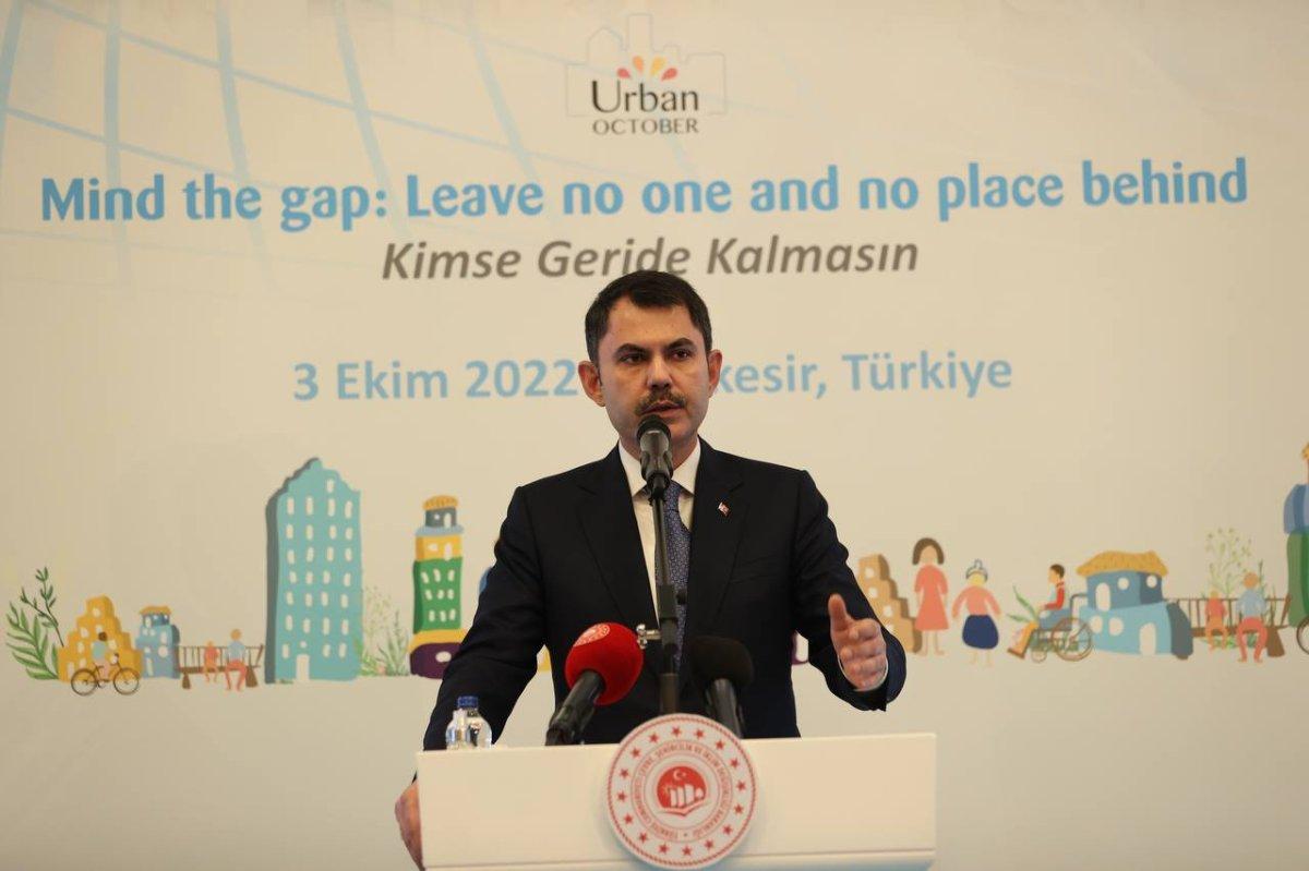 Murat Kurum: Dünya Habitat Günü’ne ev sahipliği yapıyoruz