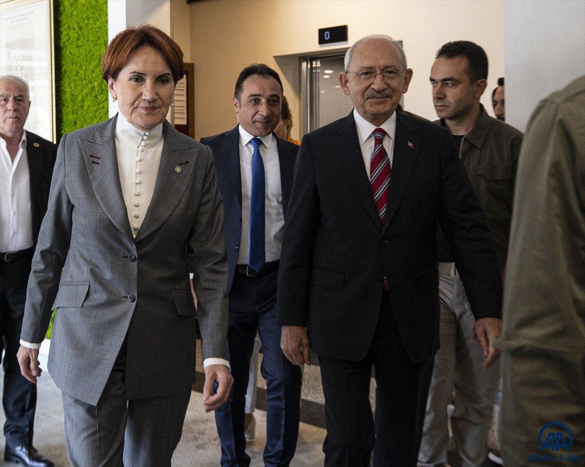 Kemal Kılıçdaroğlu, Meral Akşener ile bir araya geldi
