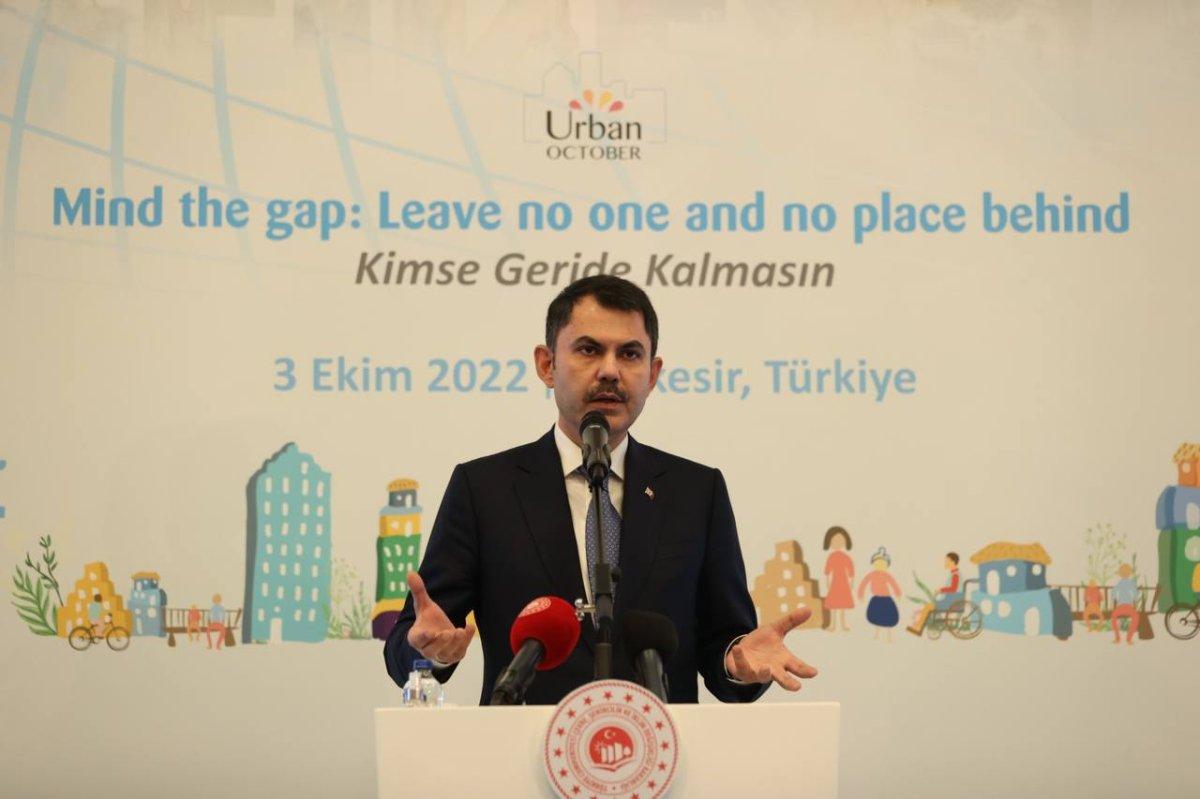 Murat Kurum: Dünya Habitat Günü’ne ev sahipliği yapıyoruz