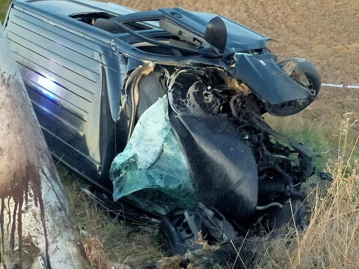 Edirne’de şarampole devrilen araçta 1 kişi öldü