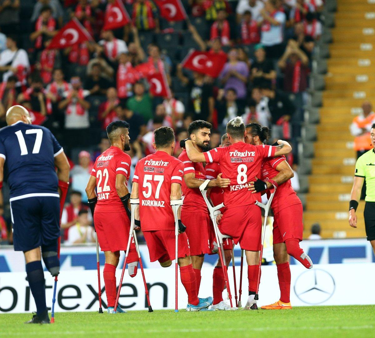 Ampute Futbol Milli Takımı, turnuvaya galibiyetle başladı