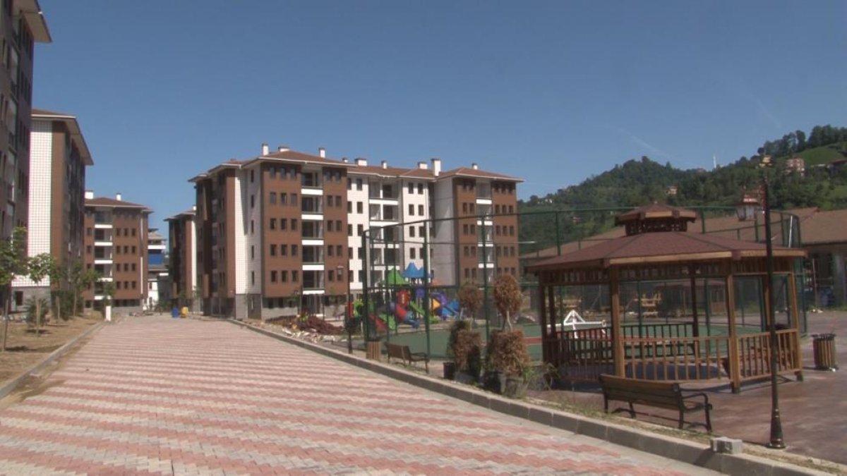 Rize'de TOKİ konutlarında sona doğru gelindi