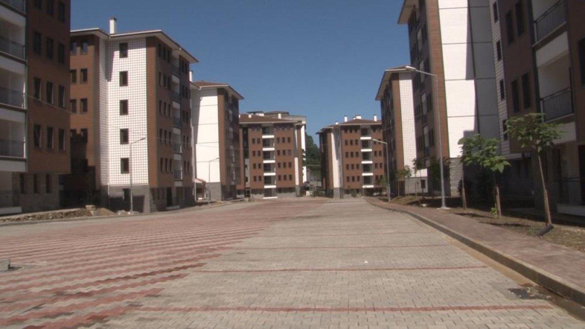 Rize'de TOKİ konutlarında sona doğru gelindi