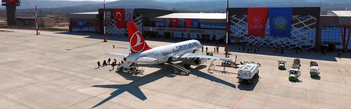 Tokat Havalimanı'nı ilk 6 ayda 53 bin 652 yolcu kullandı
