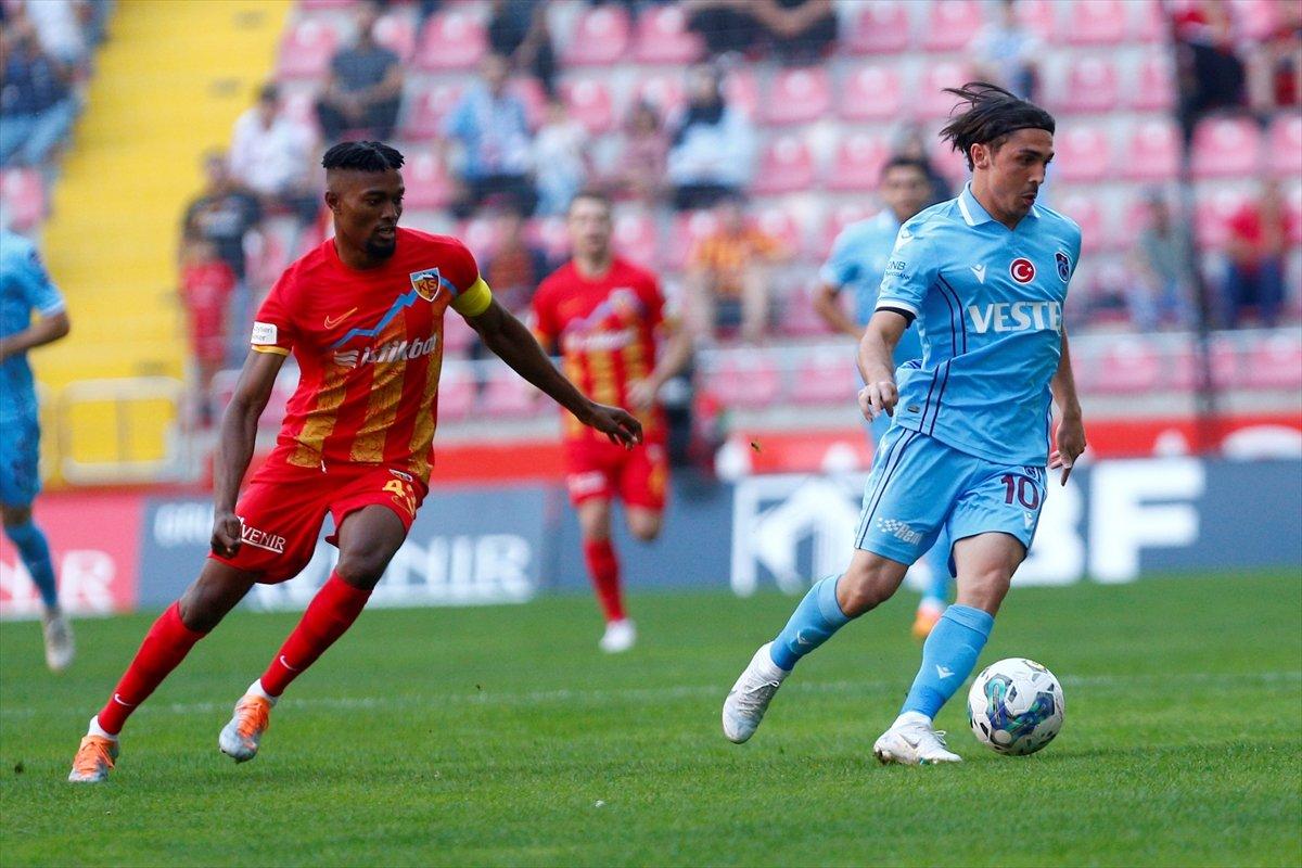 Trabzonspor, Kayserispor'u mağlup etti