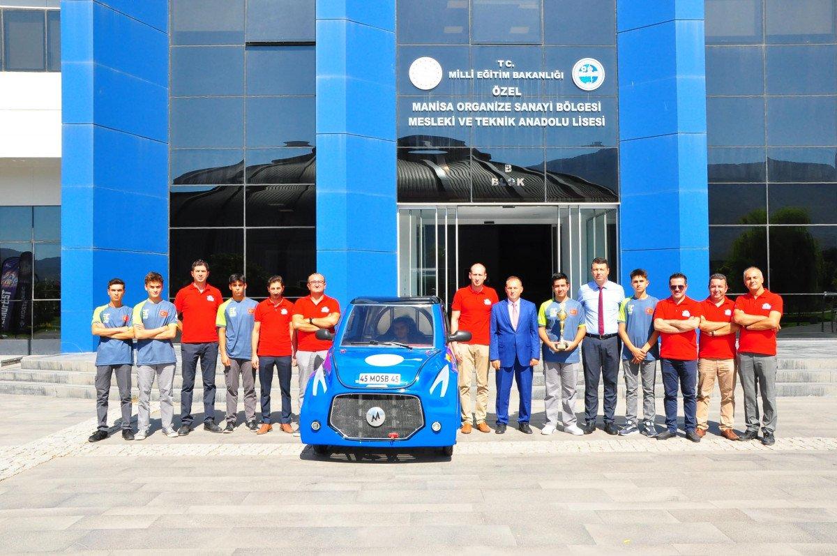 Manisa'da liselilerin ürettiği aracın seri üretimi hedefleniyor