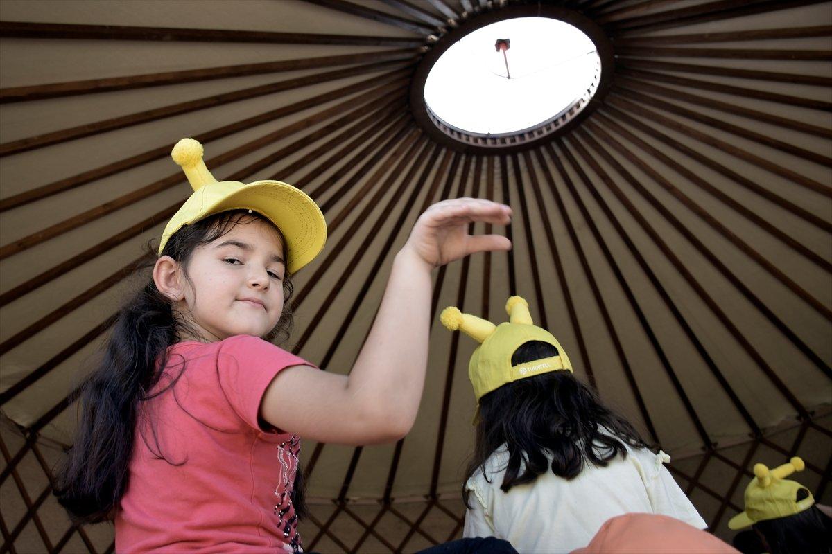 Bursa'da Dünya Göçebe Oyunları'nın keyfini çocuklar çıkarıyor