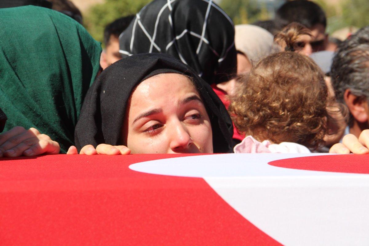 Şehit Yusuf Ataş’a memleketinde veda