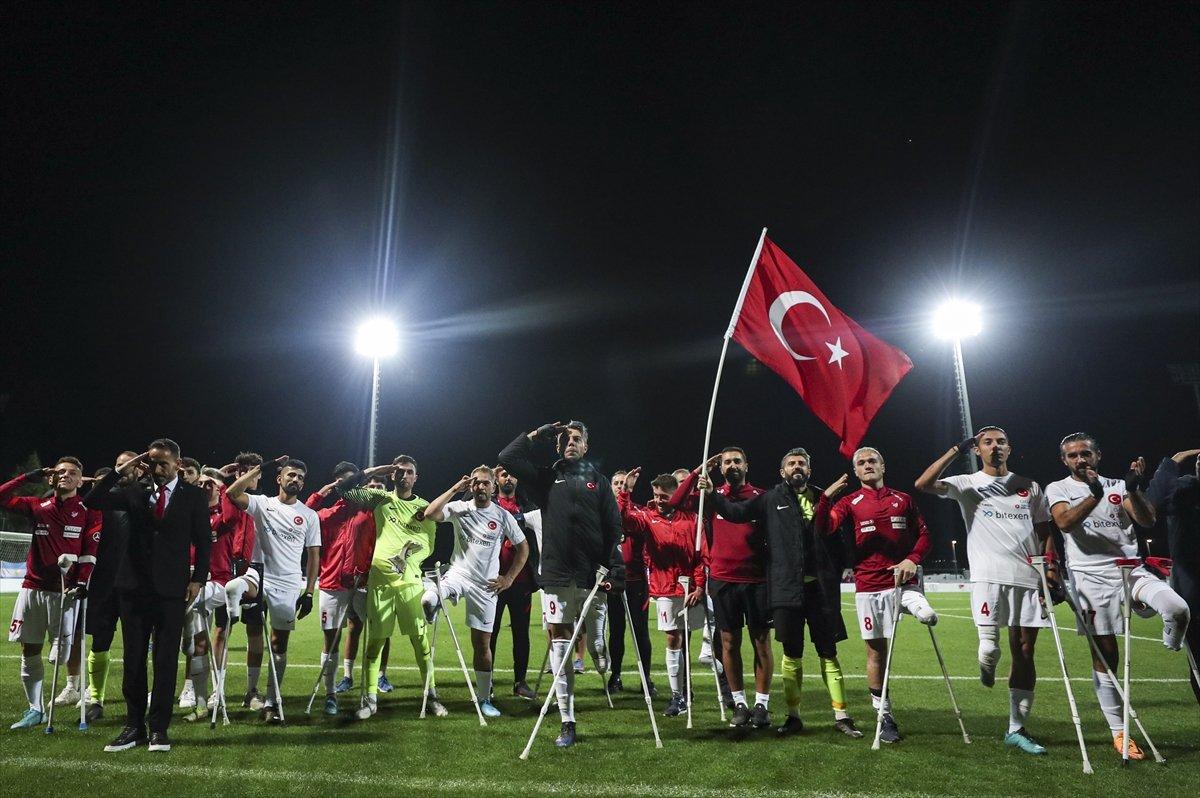 Liberya'yı 5-0 yenen Ampute Milli Takım son 16'da