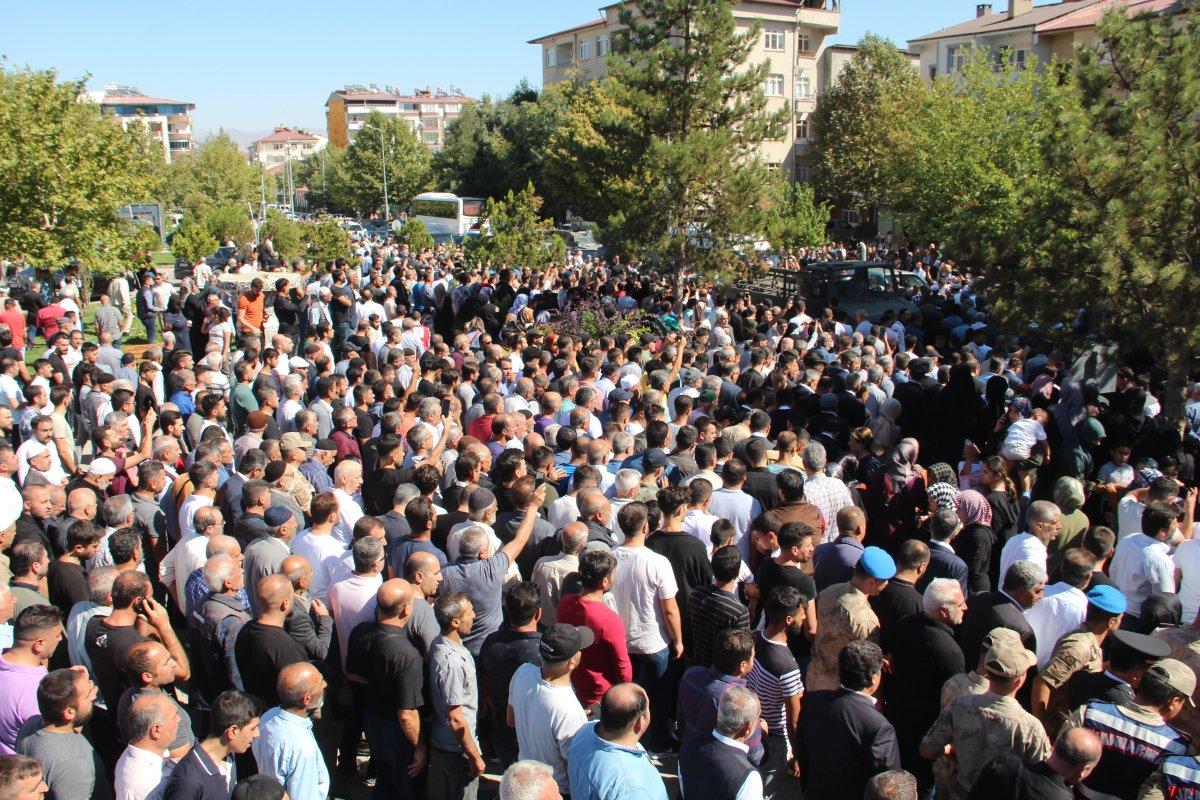 Şehit Yusuf Ataş’a memleketinde veda