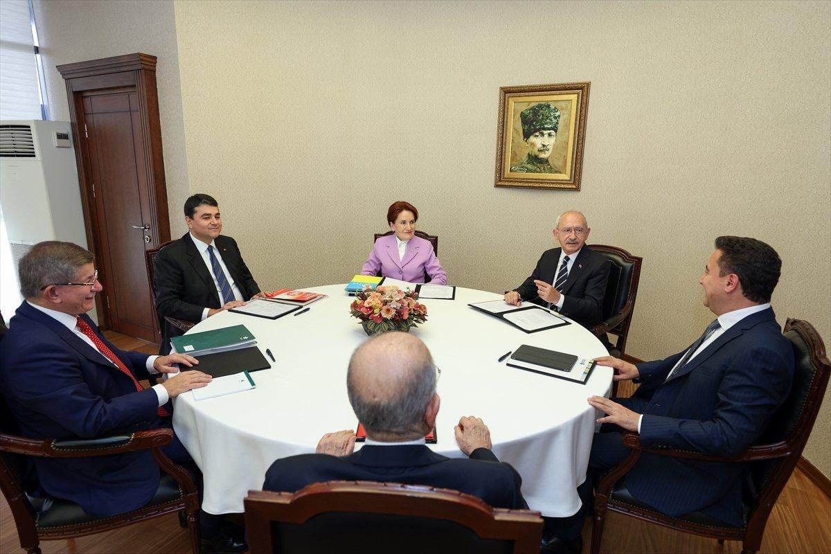 6'lı masanın toplantısı başladı