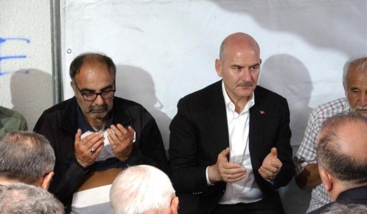 Süleyman Soylu, Tokatlı şehit polisin evinde gözyaşlarını tutamadı