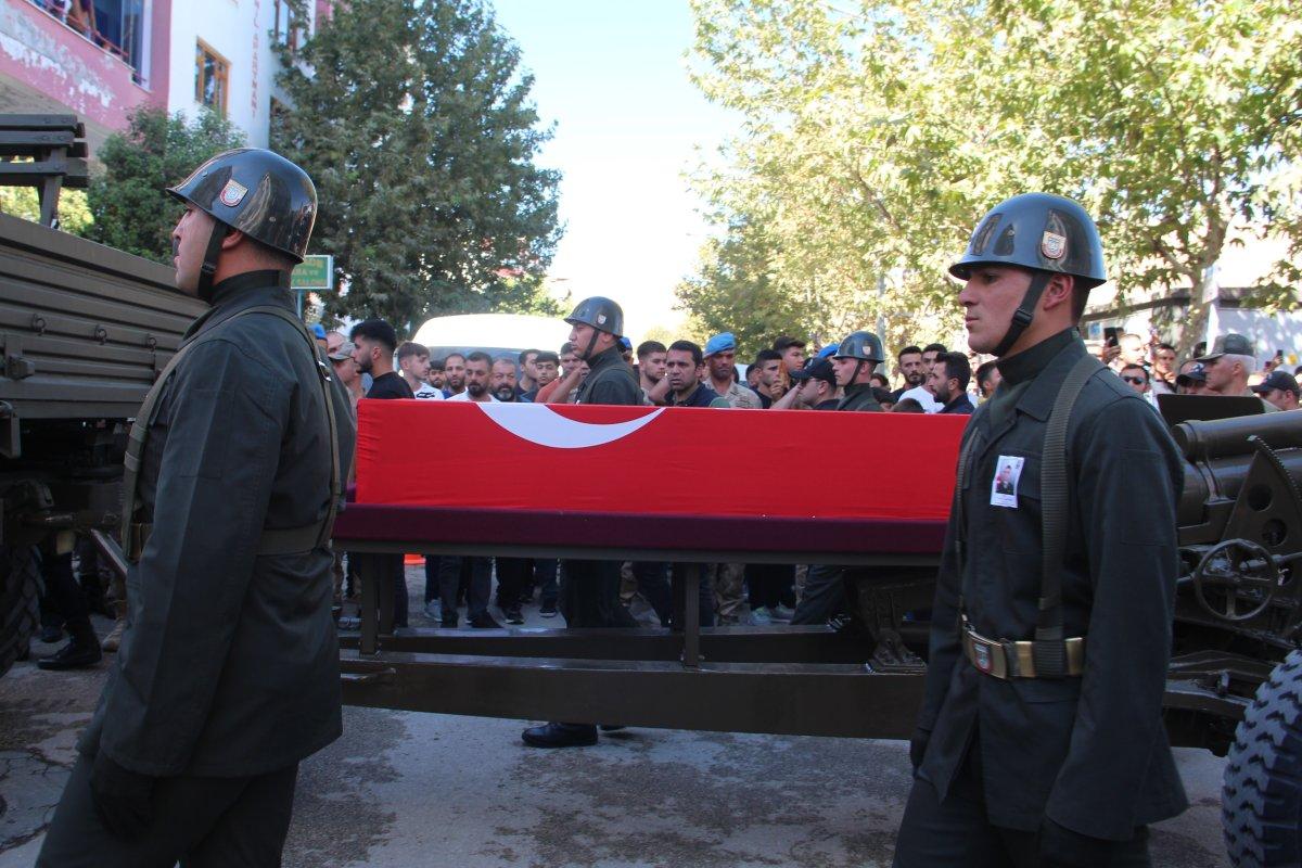 Şehit Yusuf Ataş’a memleketinde veda