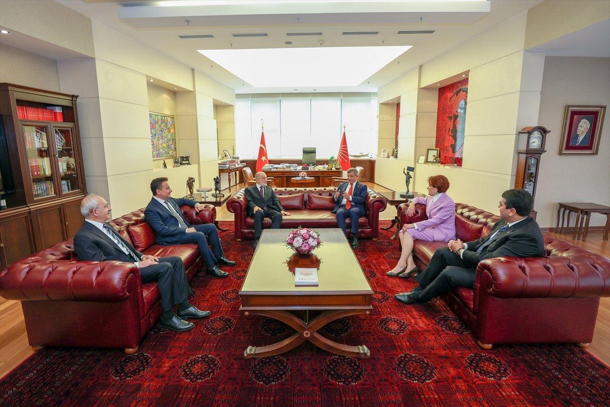 6'lı masanın toplantısı başladı