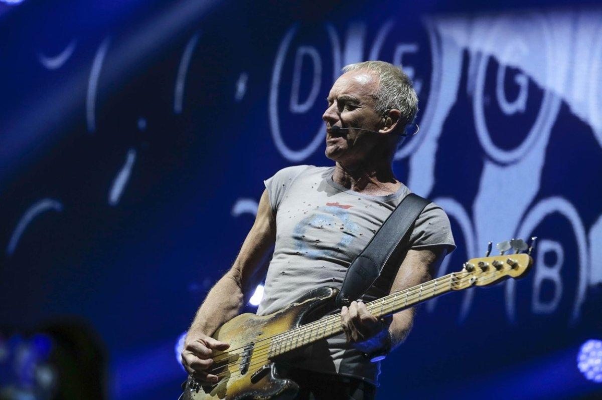 Sting, Saraybosna'da sahneye çıktı