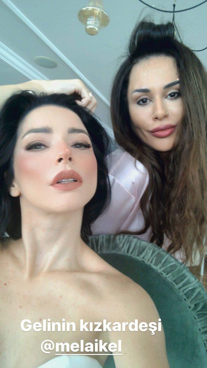 Merve Boluğur, gelinliğini gösterdi