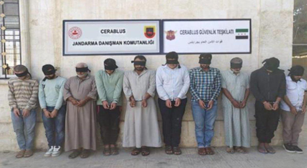 Suriye'nin kuzeyinde 6'sı sözde yönetici 15 terörist yakalandı