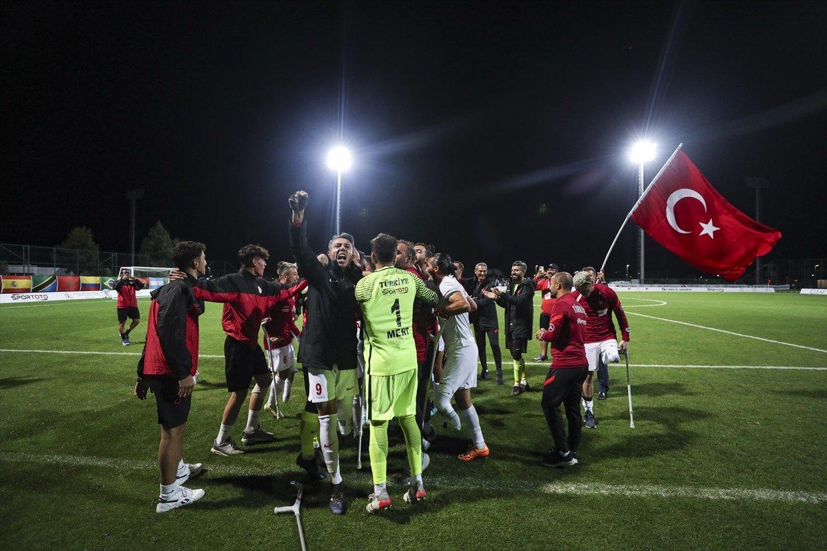 Liberya'yı 5-0 yenen Ampute Milli Takım son 16'da