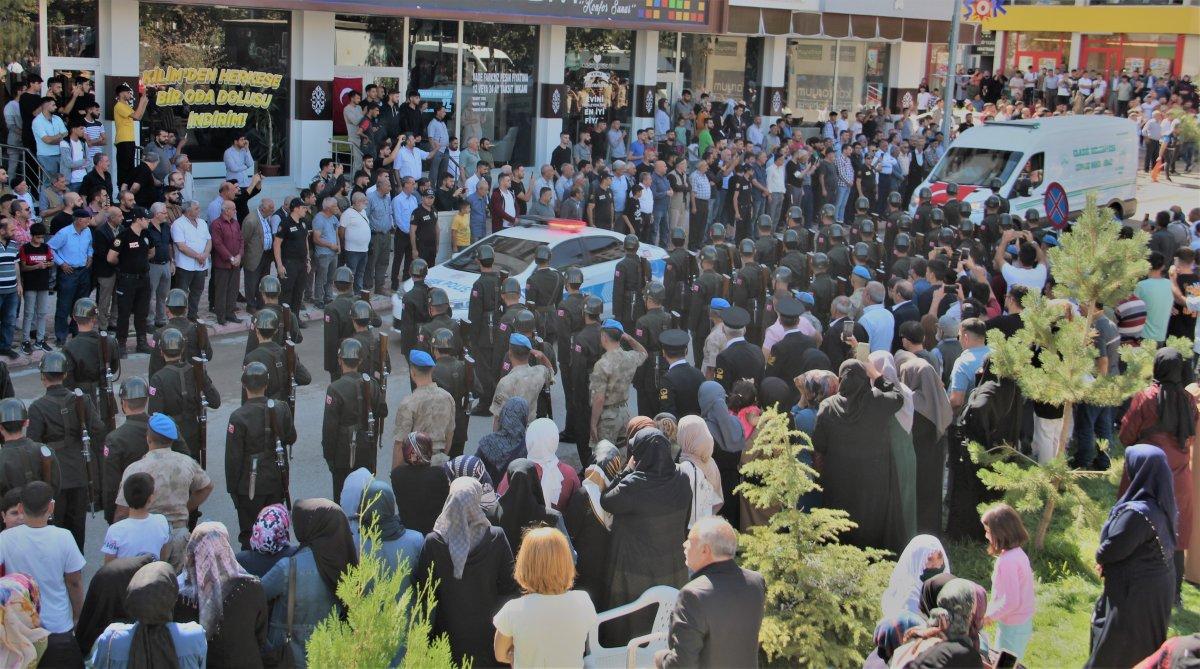 Şehit Yusuf Ataş’a memleketinde veda