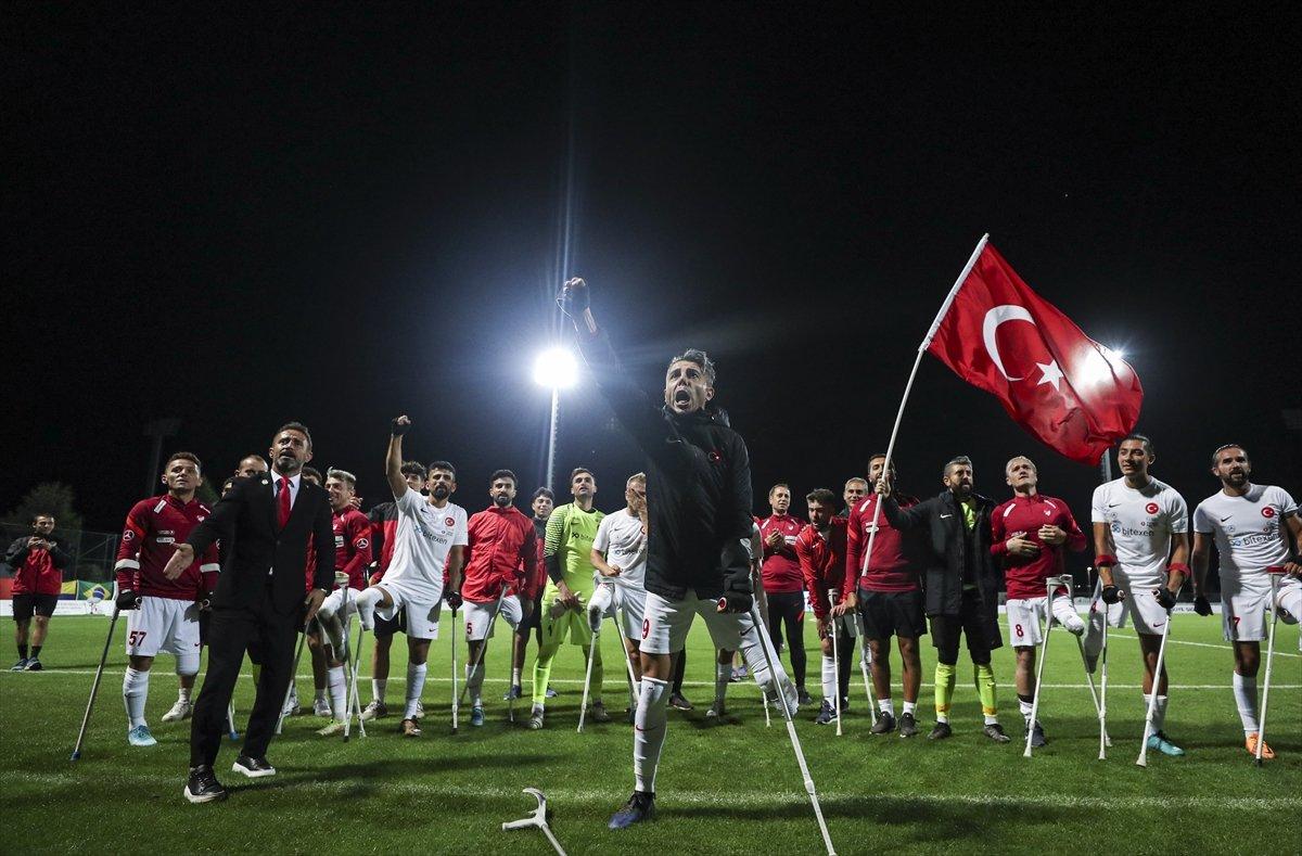 Liberya'yı 5-0 yenen Ampute Milli Takım son 16'da