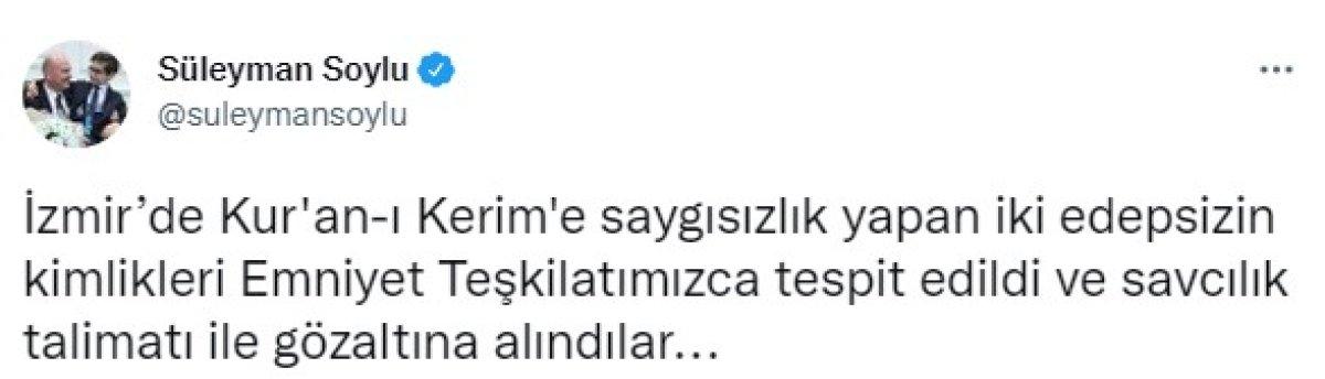 İzmir'de rakı masasında Kur’an-ı Kerim’i yakanlar yakalandı