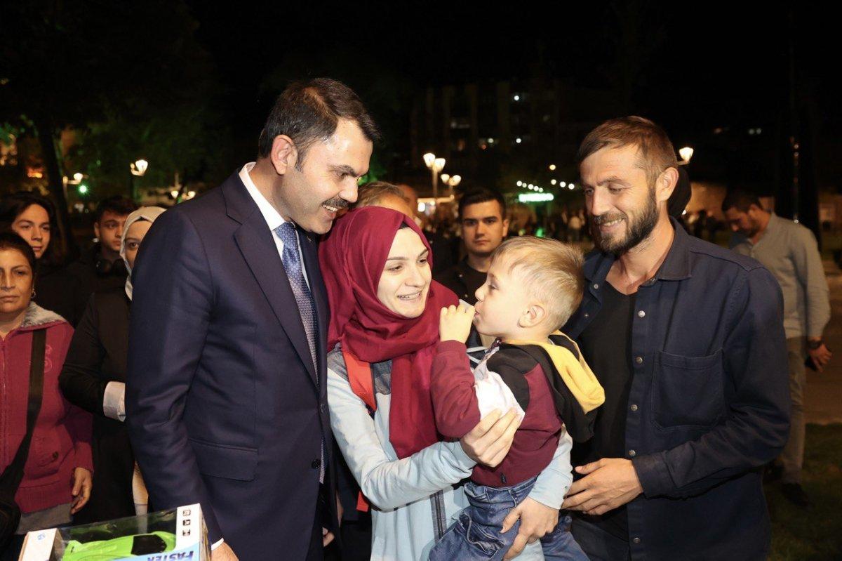 Murat Kurum, Dünya Habitat Günü kapsamında Balıkesir'e gitti