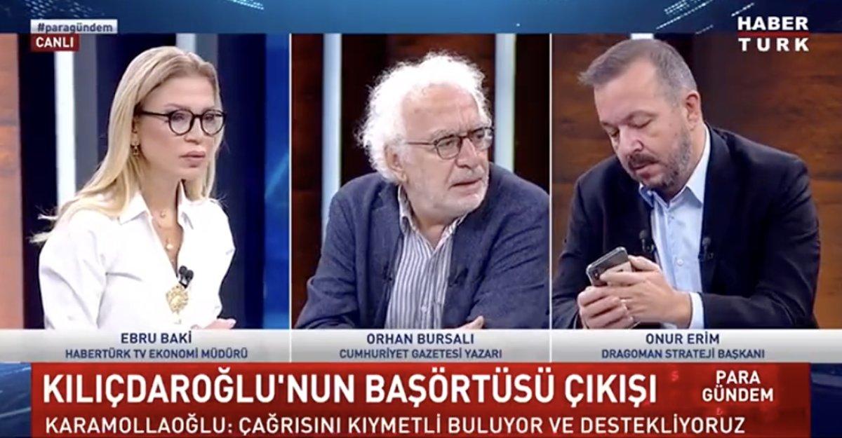 Kılıçdaroğlu'nun başörtüsüyle ilgili sözleri canlı yayında hatırlatıldı