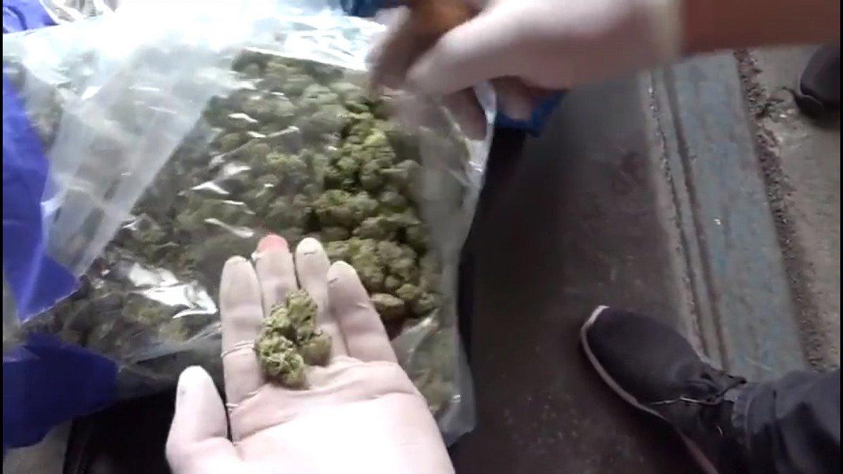 Edirne’de durdurulan tırdan, 94 kilo skunk çıktı