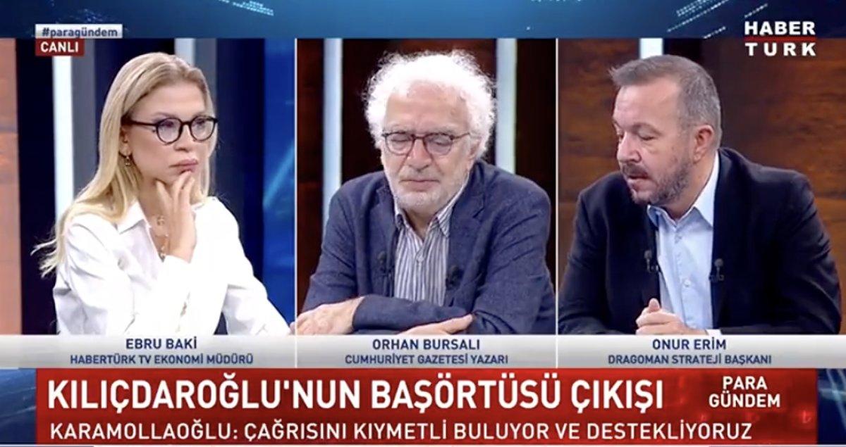 Kılıçdaroğlu'nun başörtüsüyle ilgili sözleri canlı yayında hatırlatıldı