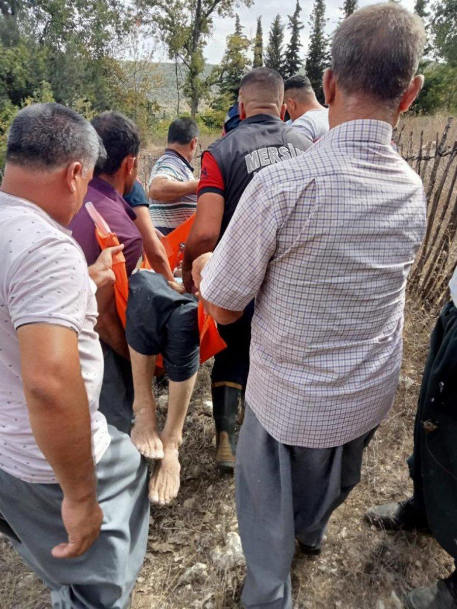 Mersin'de ateşe verdiği çalıları söndürmek isterken yaşamını yitirdi