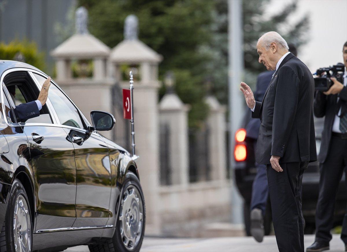 Ankara'da Erdoğan - Bahçeli görüşmesi