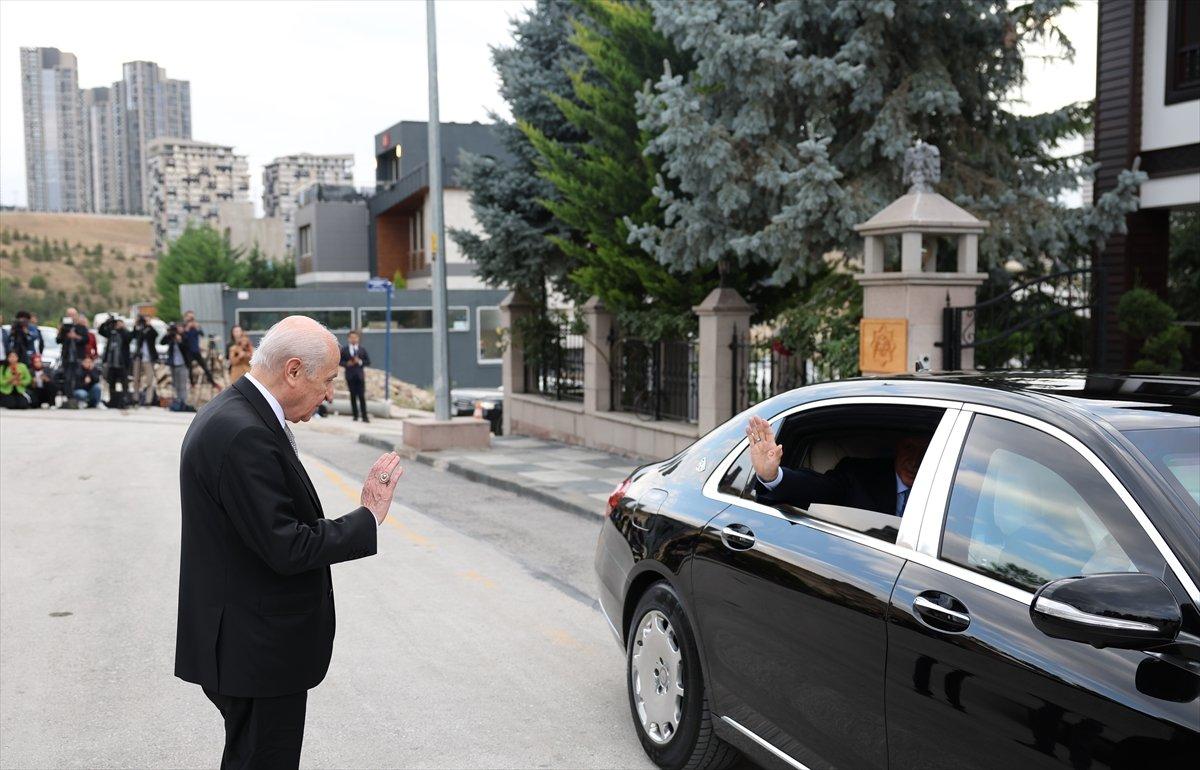 Ankara'da Erdoğan - Bahçeli görüşmesi