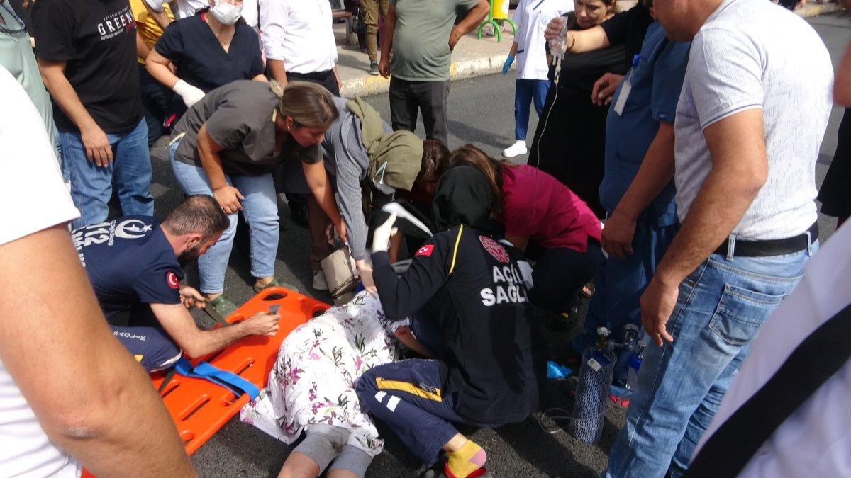 Adıyaman'da hamile kadına otomobil çarptı