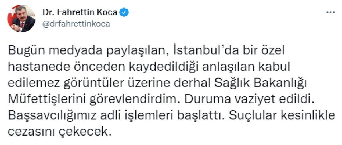 Ataşehir'de hastaya eziyet eden sağlık personelleri hakkında soruşturma