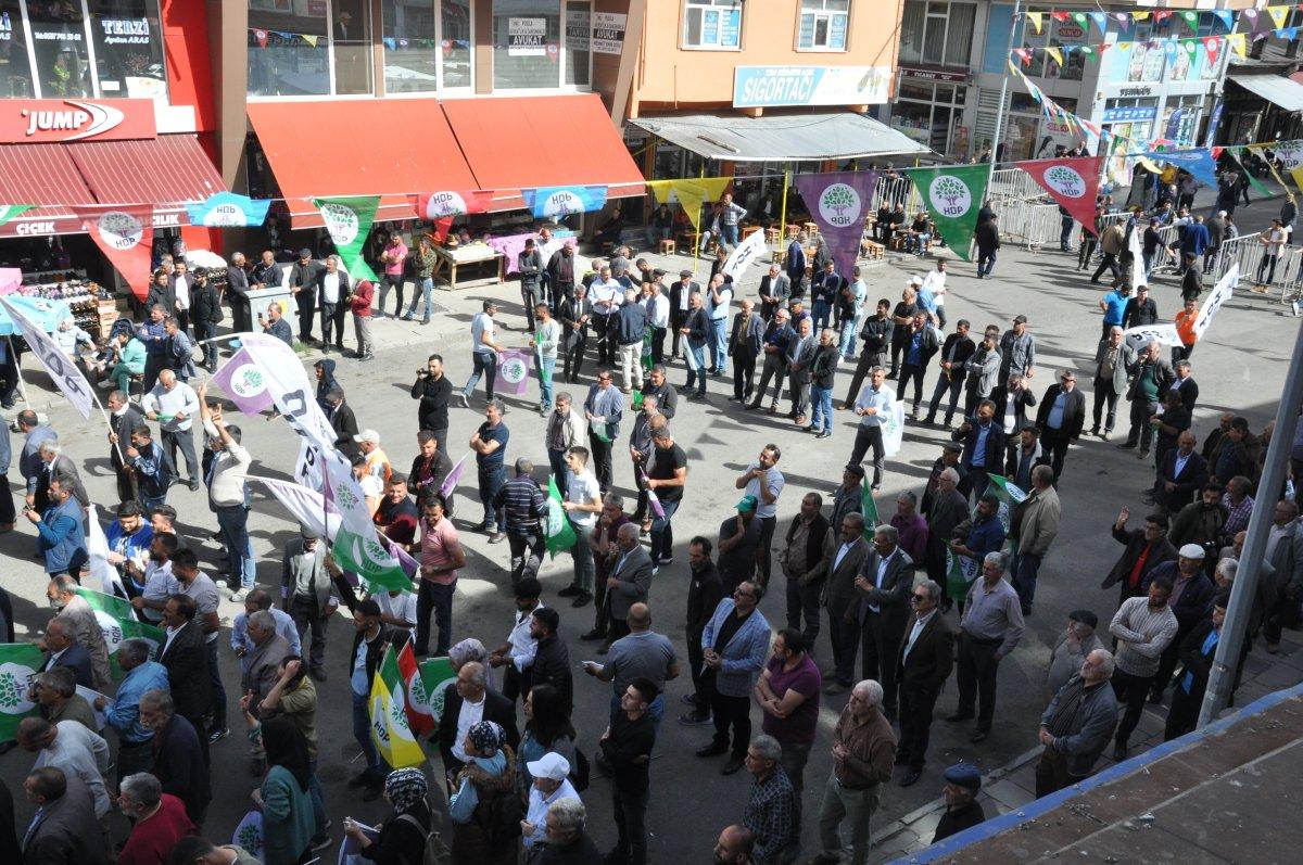 HDP Kars’ta beklediği ilgiyi görmedi