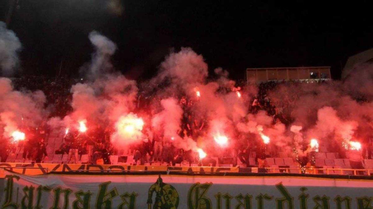 AEK Larnaca taraftar grubu: Yunanistan'ın başkentinde yeneceğiz