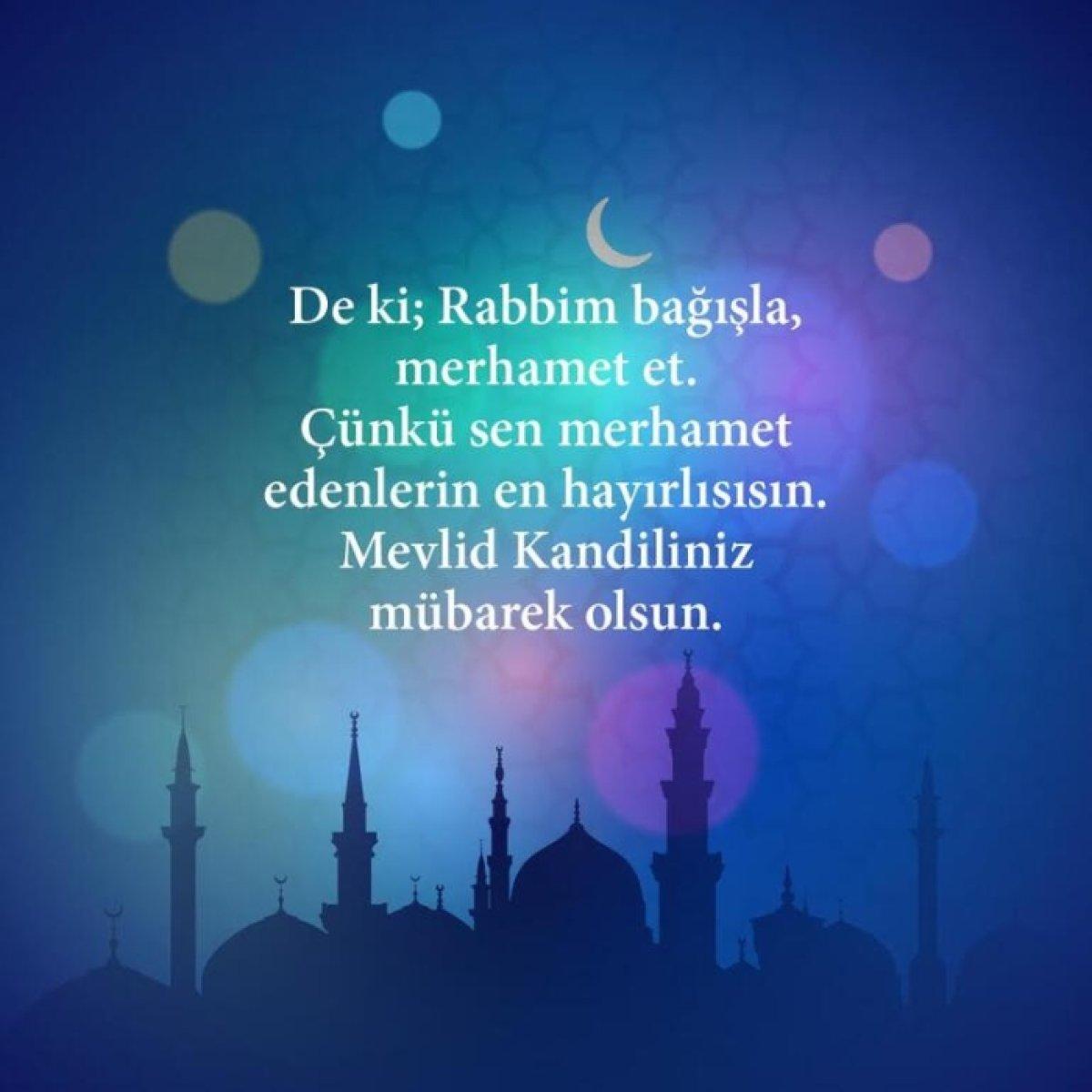 RESİMLİ KANDİL MESAJLARI! Mevlid Kandili mesajları 2022 | Resimli Mevlid Kandili mesajları