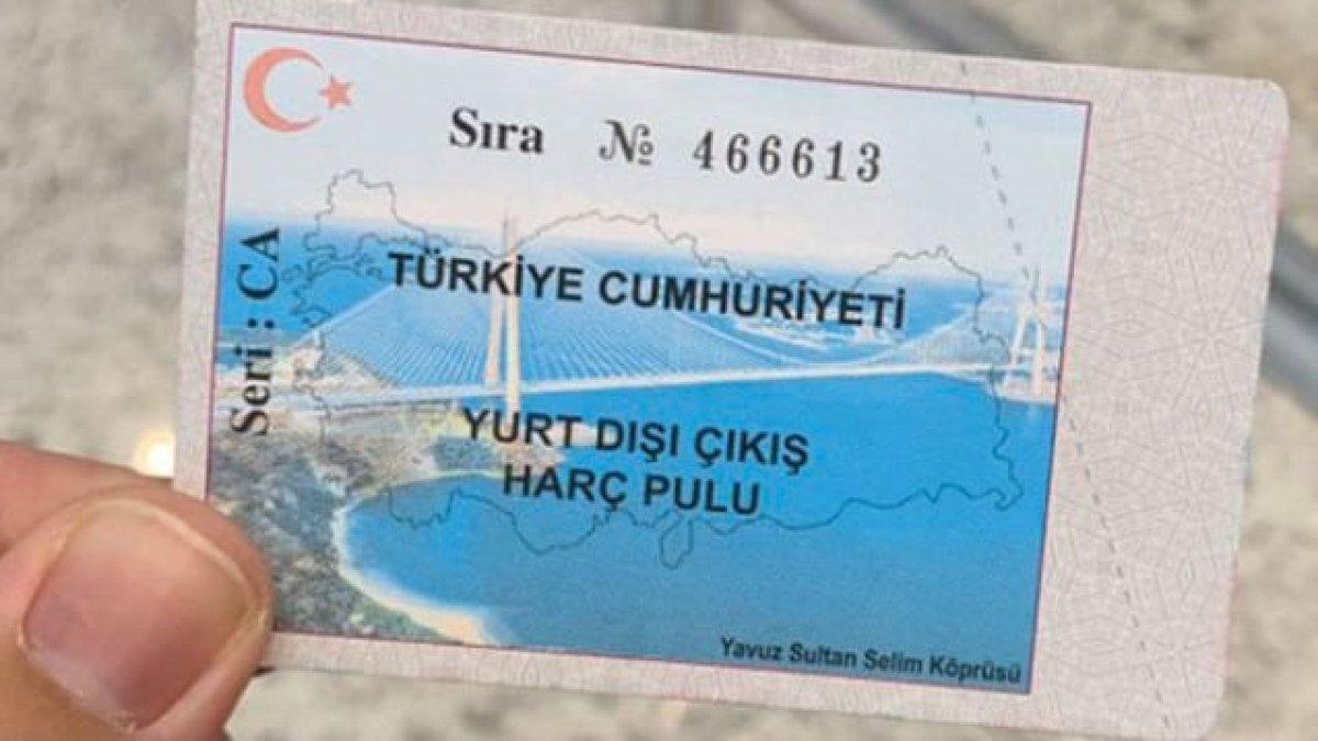 Yurt dışı çıkış harcına yüzde 100 zam iptal edildi