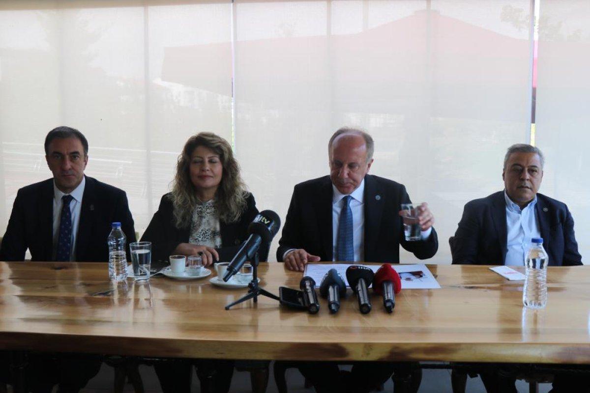 Muharrem İnce: Kılıçdaroğlu'nun Türkiye'den haberi yok