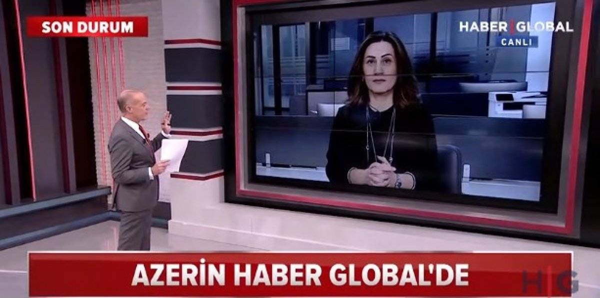 Azerin, canlı yayında Çırpınırdı Karadeniz şarkısını söyledi