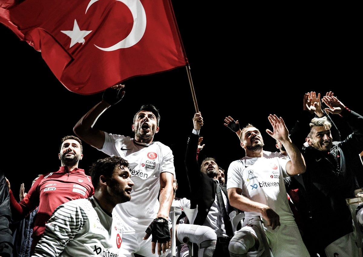 Ampute Futbol Milli Takımı'nda Kemal'den Fas'a şık gol