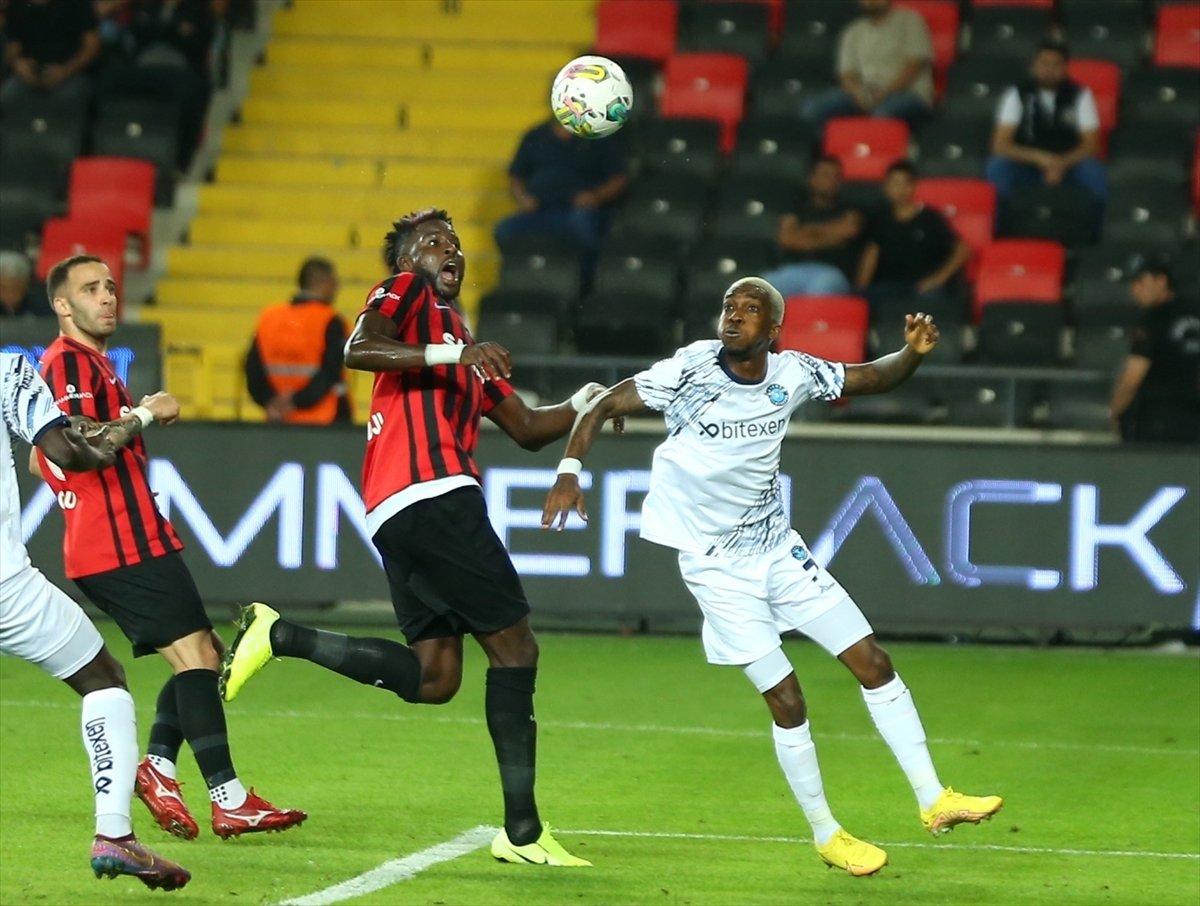 Gaziantep FK ile Adana Demirspor berabere kaldı