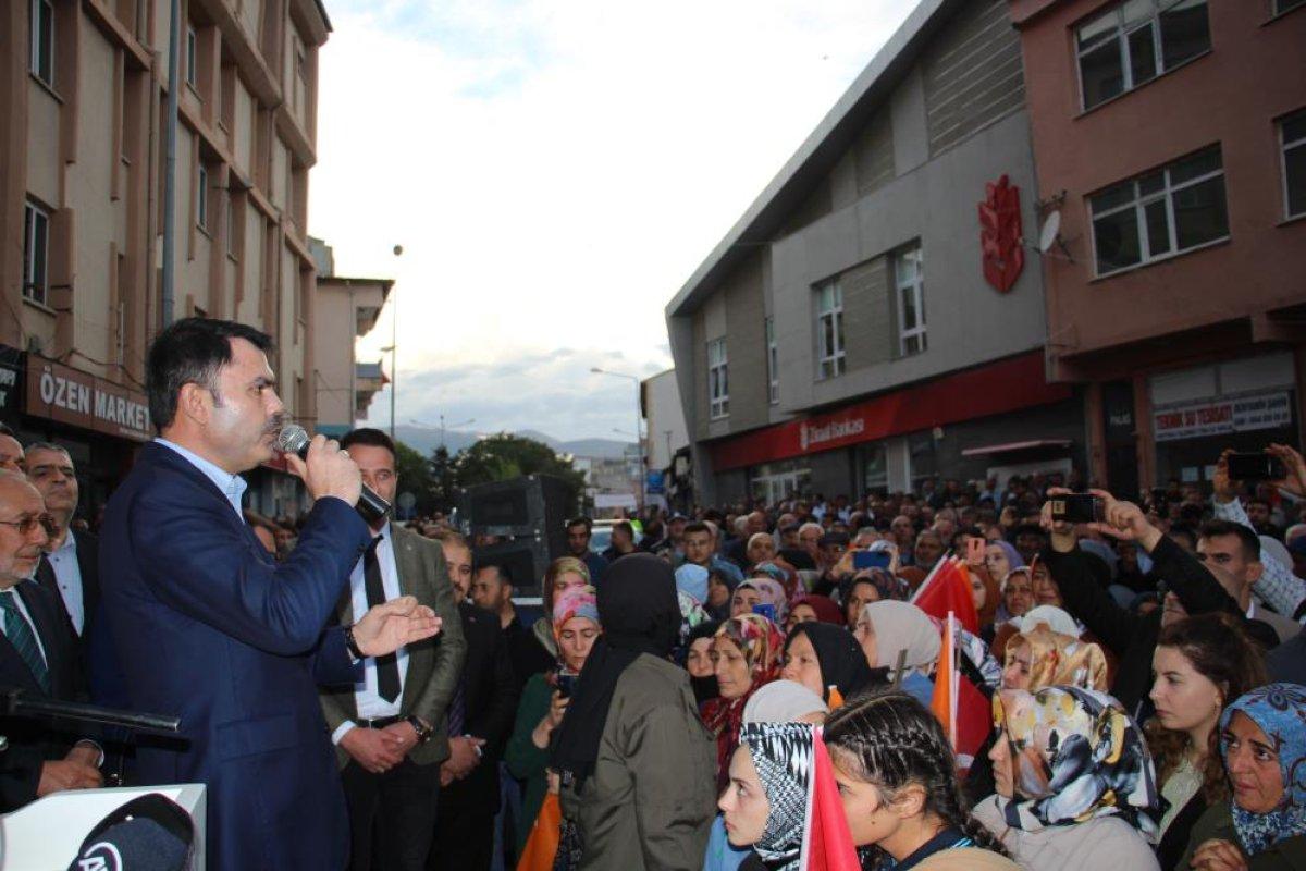 Murat Kurum: Muhalefetin her şeyi algı ve yalan